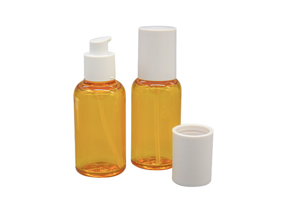 80ml PETG Plastic Cleansing Oil Pump Bottles Makeup Remover Package