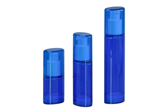 15ml 30ml 50ml Oval Shape Airless Pump Bottles High Transparent PETG Material