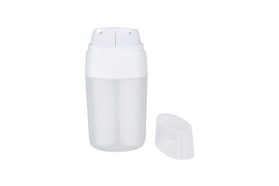 Two Tubes BPA-free 15ml 30ml PP Customized Color Airless Bottle with Skin Care Cosmetic Packaging UKA05