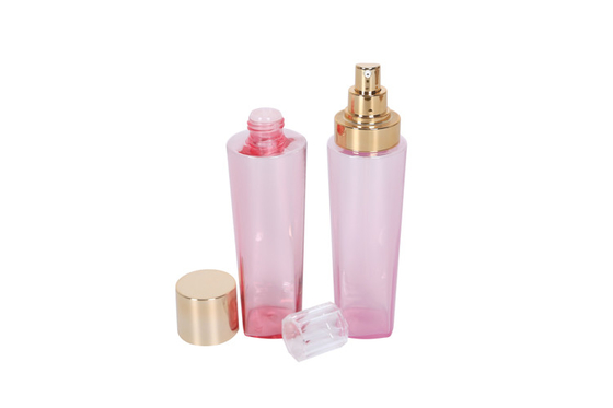 Popularity Gold Cosmetic Packaging Set 150/200ml PETG Toner Bottle Lotion Bottle 15/50g Acrylic Cream Jar