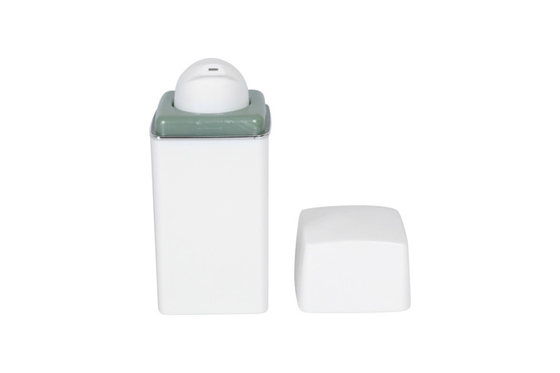 Luxury Double Layer  PP  Square Airless Bottle For Cosmetics 15ml 30ml  50ml cosmetic packaging bottle
