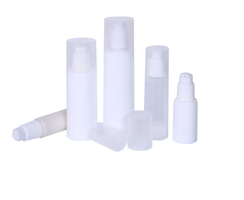 Matte Frost PP Airless Pump Bottle 15ml  30ml 60ml 80ml 100ml Cosmetic airless Dispenser pump bottle