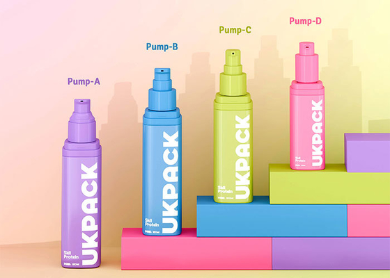 Profesjonalna seria butelek bez powietrza (50 ml/100 ml/120 ml) - konfiguracja podwójnej pompy