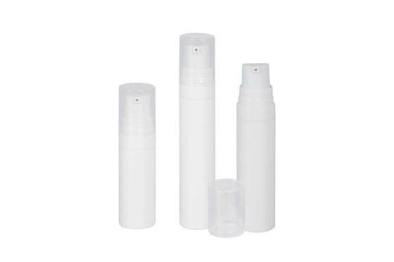 5 ml 8 ml 10 ml Biała bezpowietrzna pompa do pielęgnacji skóry Pp do zestawu podróżnego