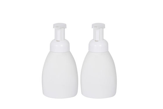 Owalna 250 ml butelka z pianki PET do mycia twarzy Butelka z mydłem do mycia twarzy